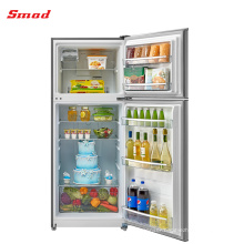 400L Double Door Auto Defrost Stainless Steel Refrigerator with SAA